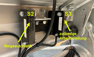 Capteurs d'angle numériques S2 et S3